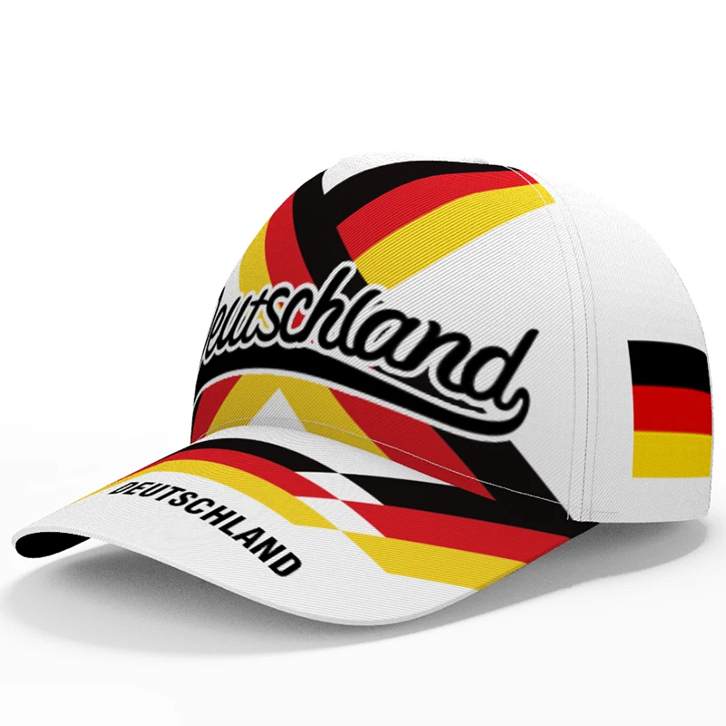 Немецкие бейсболки y с бесплатным 3d именем или номером головные уборы логотипом