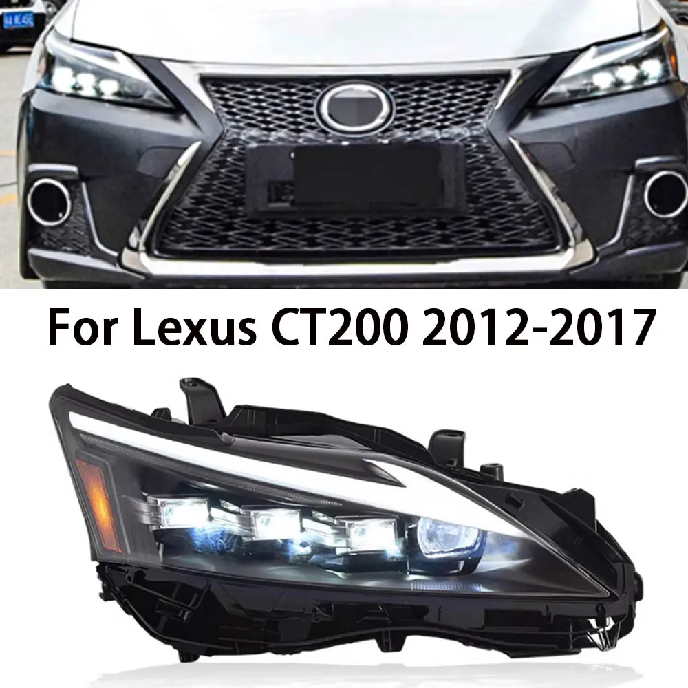 Автомобильные фары для Lexus CT200 светодиодный 2012-2017 CT200H передняя фара Drl объектив