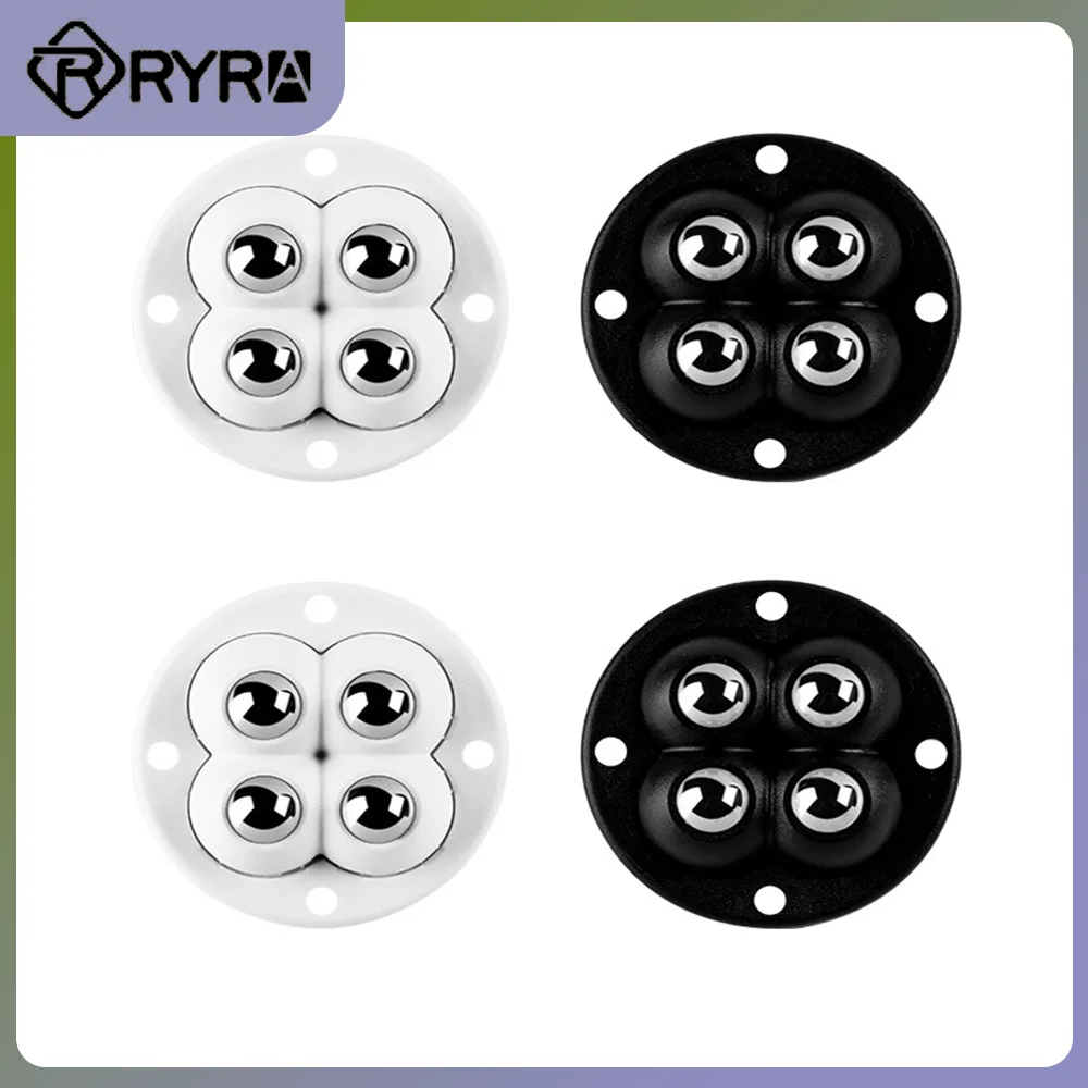 

Мини-поворотные ролики, колеса для домашней мебели, Магнитные ролики 360 °, колеса, сверхмощный беззвучный шкив