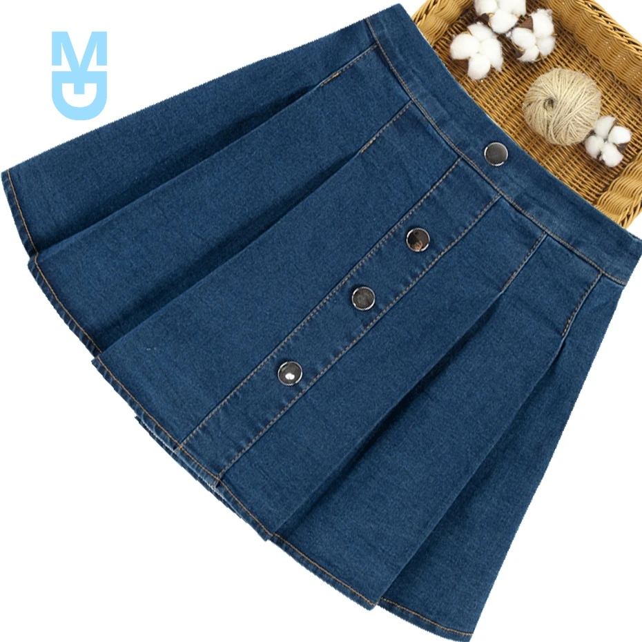 

New Girls skirt 2022 baby girl denim skirt toddler children denim skirt autumn cute baby children kids Big skirt children