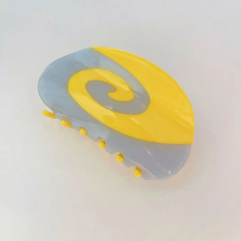 Фото Полукруглые искусственные Когти для волос, ацетатный рулон Suchi Shape, индивидуальный зажим в виде акулы для леди/девушек, искусственное лицо №5