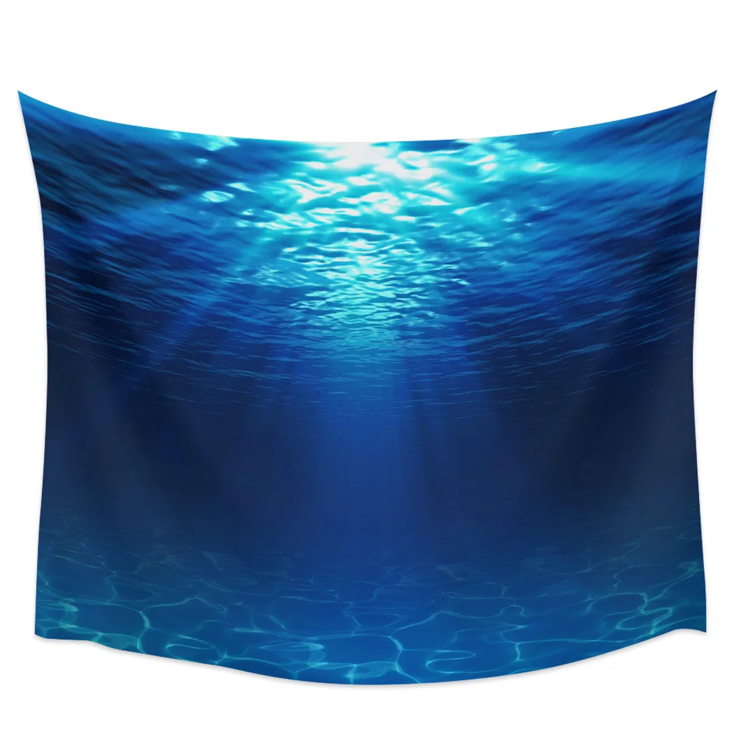 Прозрачный темно-синий Фотофон настенное покрытие домашний декор одеяло спальни