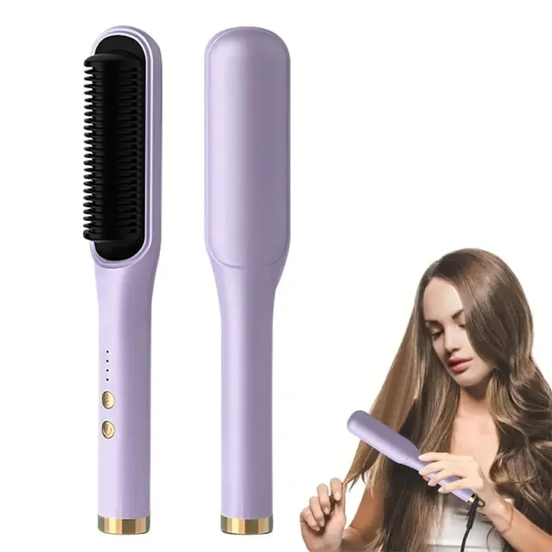 

Curling Iron Styler Hot Air Comb Hair Brush Multifunctional Electric Comb Fast Heating Straightener Hair Straightener Brush