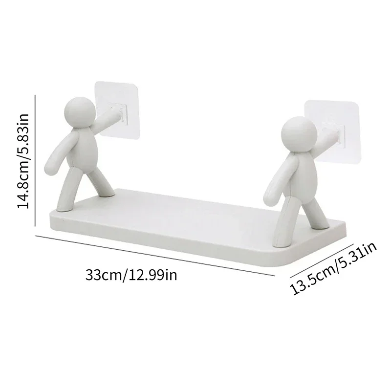 Самоклеящиеся полки для шампуня ванной комнаты стеллаж хранения полотенец душа