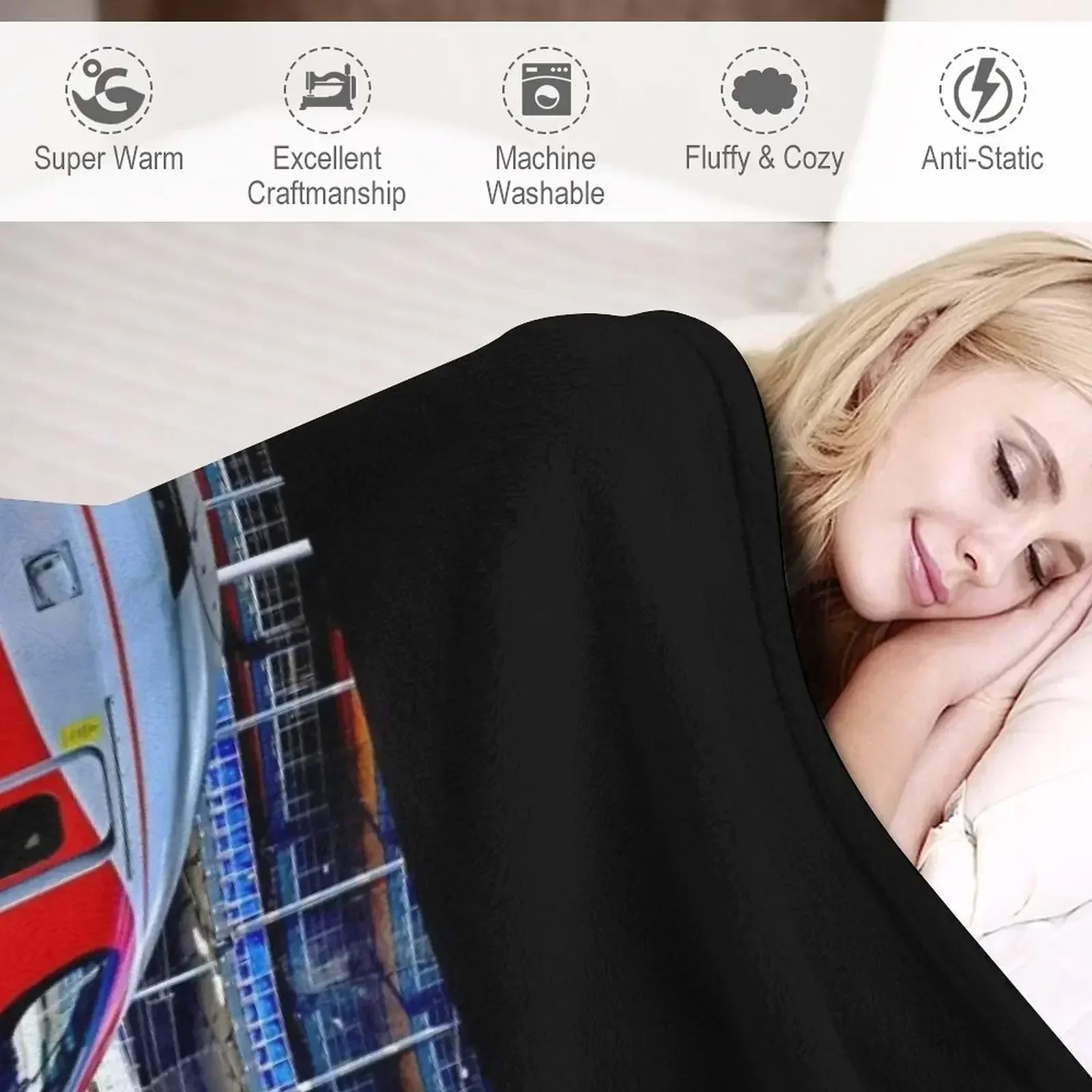 Высокоскоростные поезда LNER Azuma 801 одеяло King's Cross Station спальный мешок фланелевые