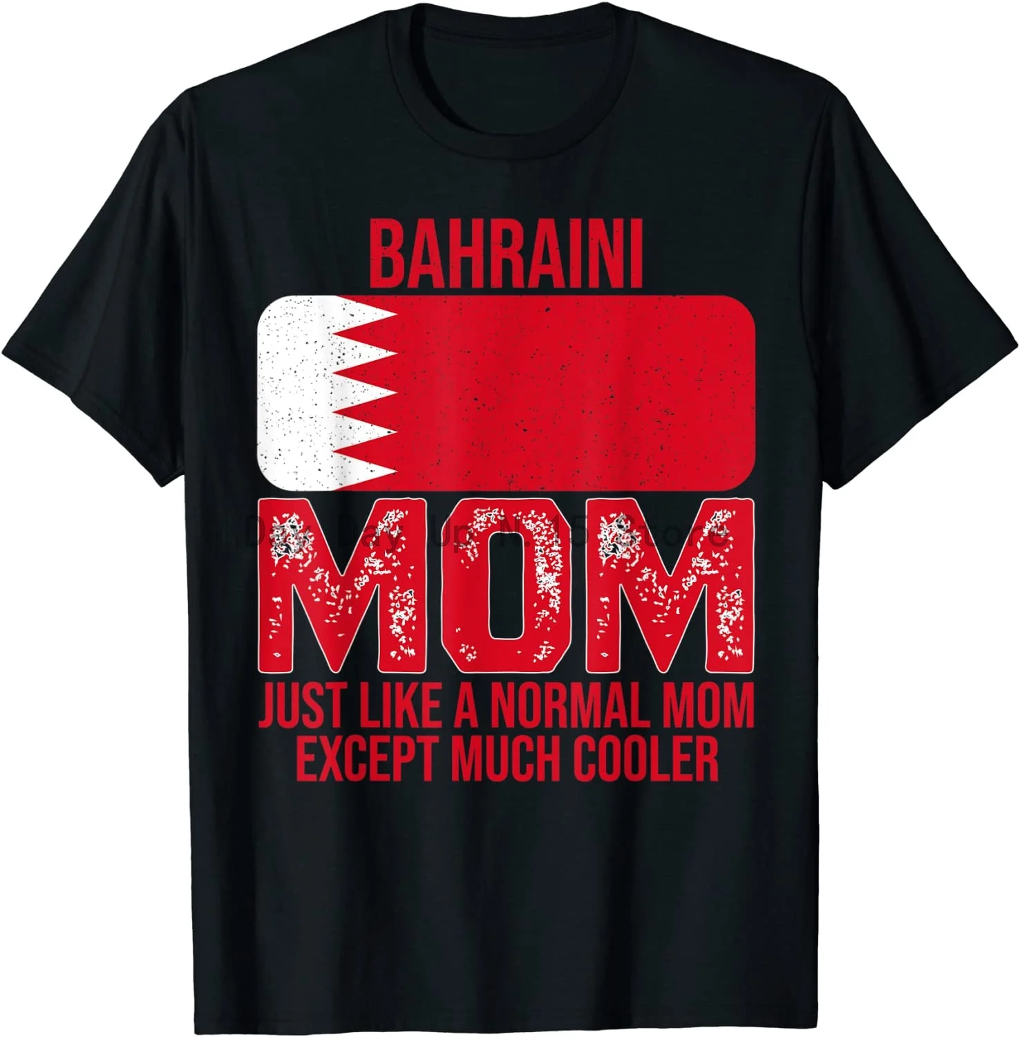 

Vintage Bahraini Mom Bahrain Flag Design For Mother's Day T-Shirt
