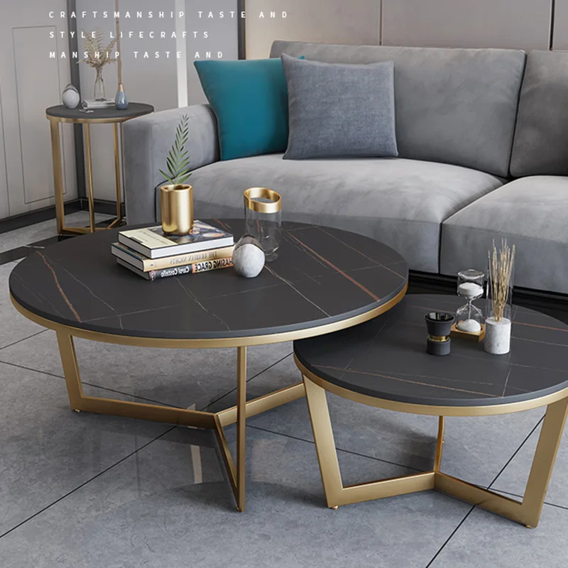 

Nesting Luxury Coffee Tables Living Room Adjustable Nordic Side Table Metal Extendable Stoliki Do Kawy Home Furniture CC50CJ
