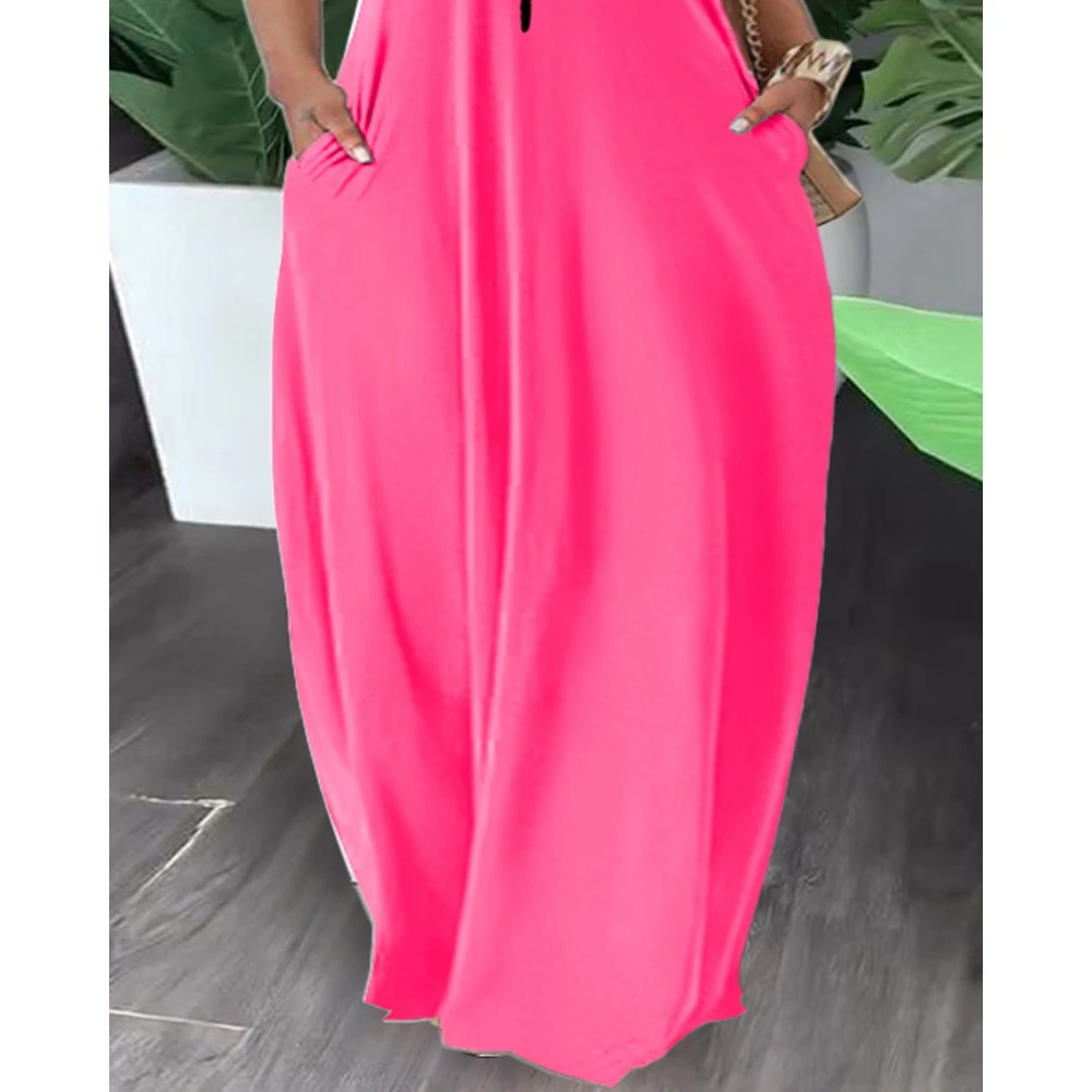 Women Faith Print Loose Slash Neck One Shoulder Wide Leg Jumpsuit Lady Loose Pocket Design Streetwear Casual One Piece Vestidos