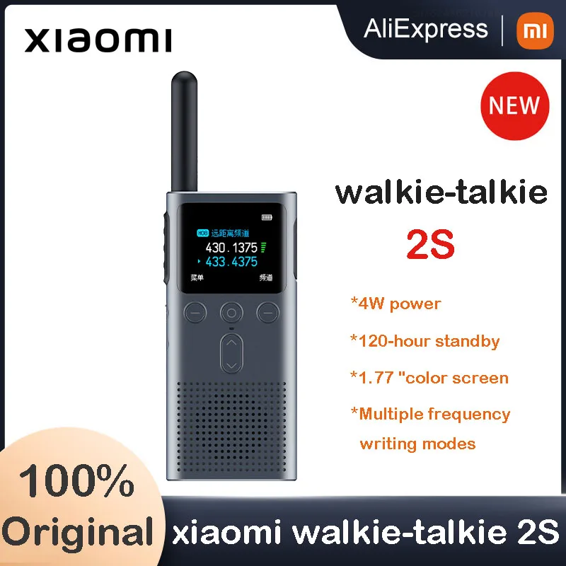 

Xiaomi Mijia Walkie Talkie 2S Location Sharing Walkie-Talkie Long Standby Anti-Interference Quick Match Walkie Talkie 2s