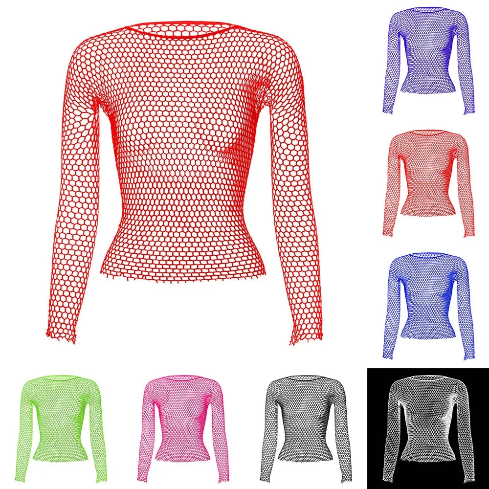 

Мужская майка с длинными рукавами, эластичная, сексуальная, дышащая до бедра, сетчатая, нижнее белье, для ночного клуба, гей