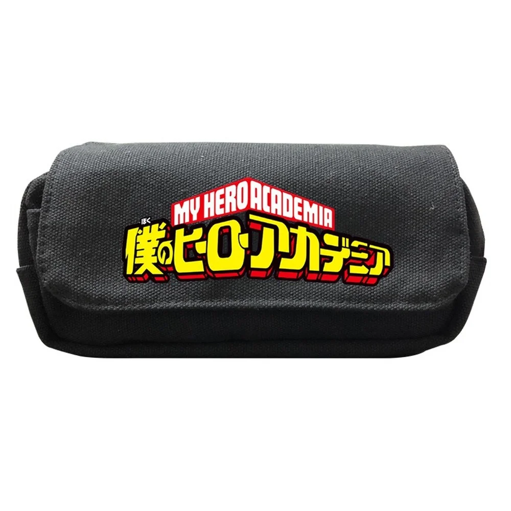 

Anime My Hero Academia Printing Canvas Pencil Bag Student Stationery Case Women's Make-up Bag Money Purse