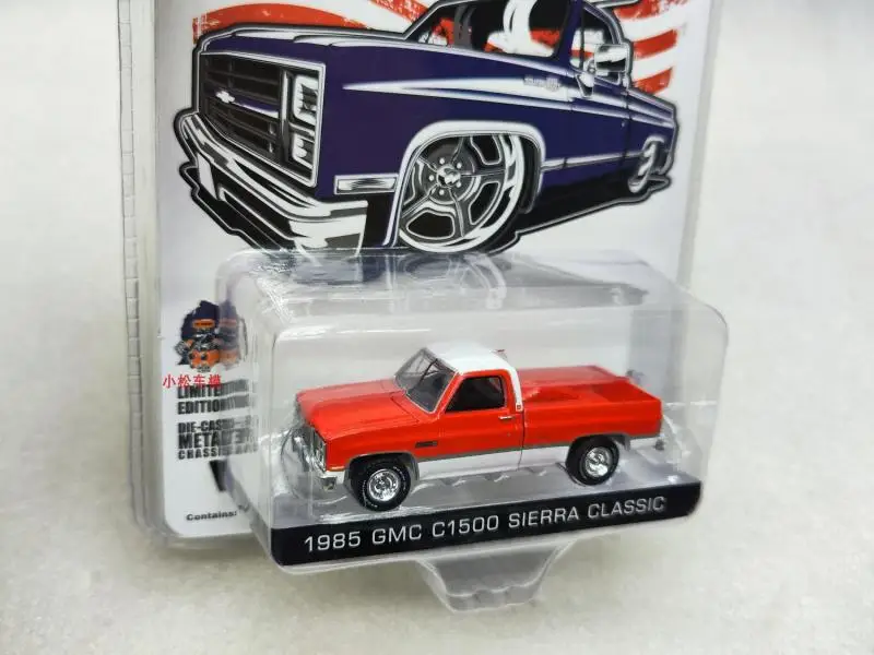 

GreenLight 1/64 1985 GMC C1500 SIERRA CLASSIC Collector Edition Metal Diecast Model Race Car Kids Toys Gift