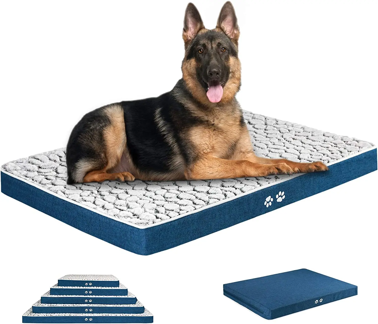 

Coussin pour Chien Réversible 91cm Matelas Chien,Doublures de Preuve,Couvercle Lavable Amovible,Tapis pour Animaux de Compagnie