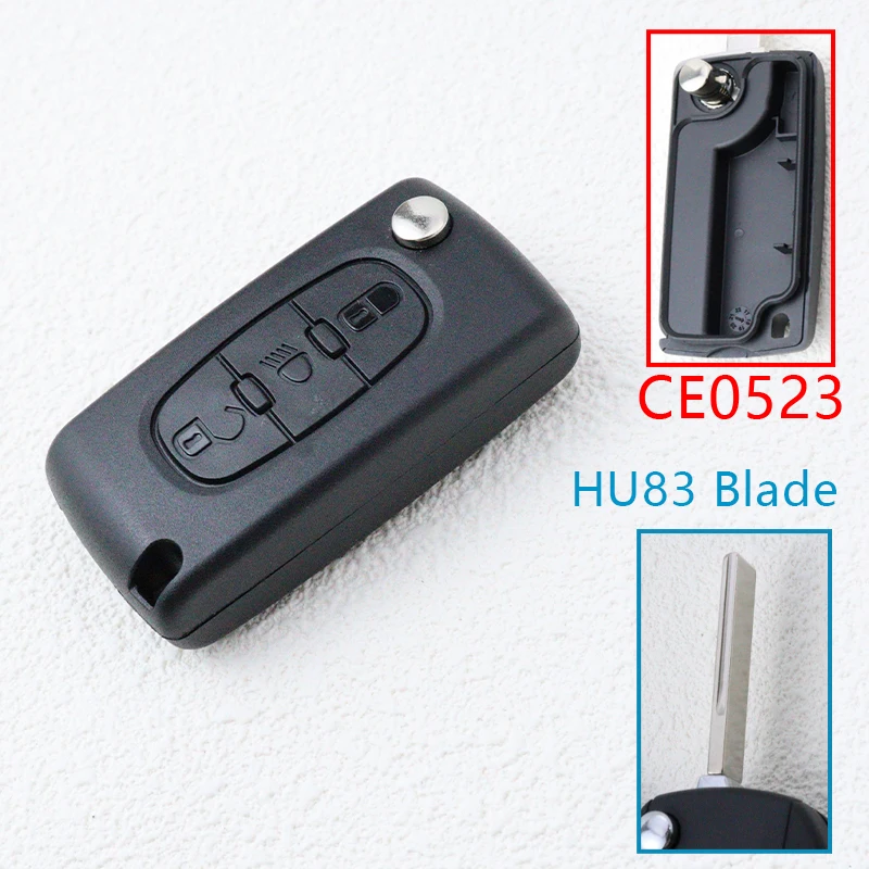 

Замените корпус автомобильного ключа, чехол для дистанционного брелока для Peugeot 206 408 306 407 807 для Citroen C2 C4 C5 C6 C8 Berlingo Xsara Picasso