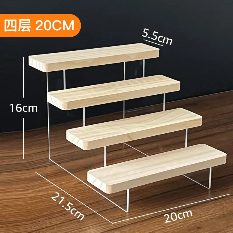 

Деревянная и акриловая многоярусная подставка