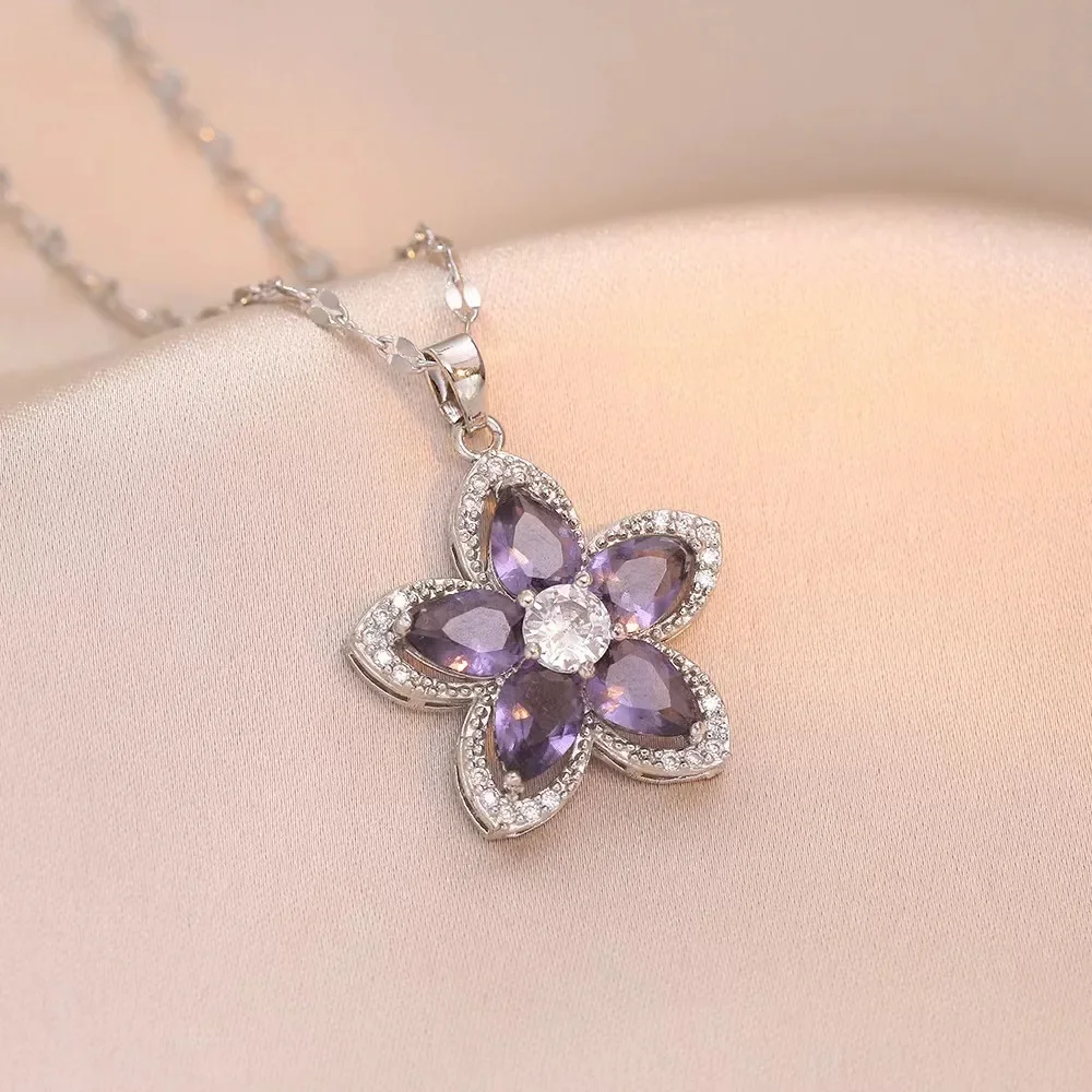 Женские трансграничные европейские и американские циркониевые пятилепестковые