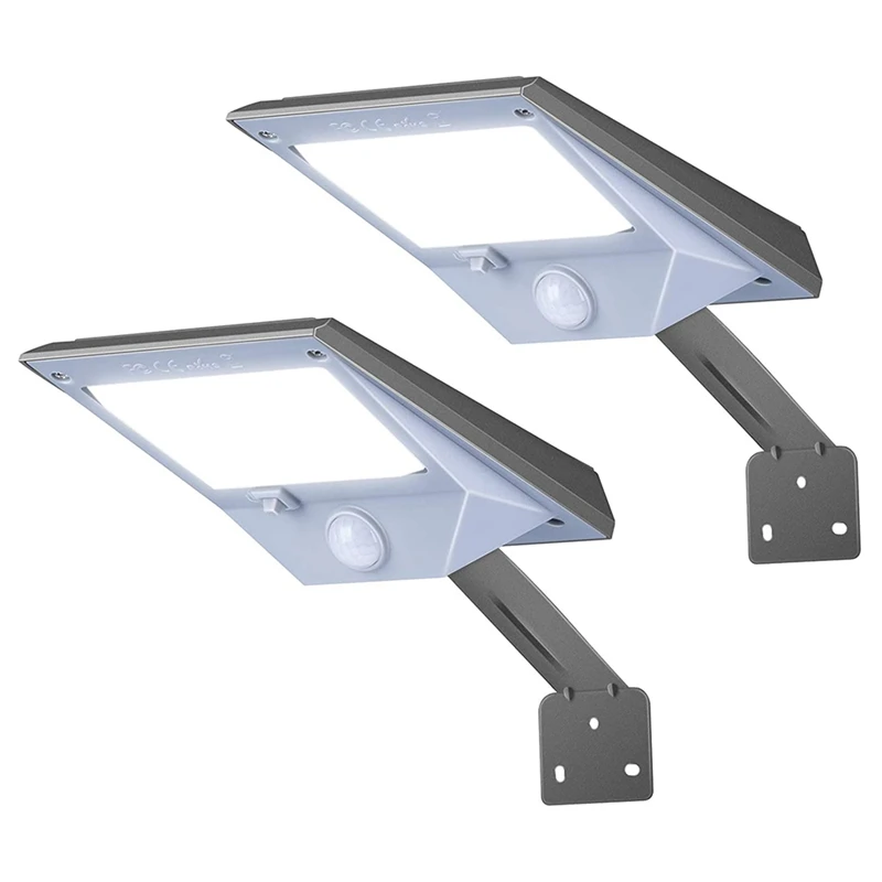 

Фонари на солнечной батарее, 18 светодиодов, 300 лм, беспроводные светодиодные фонари на солнечной батарее с датчиком движения, уличные с креп...