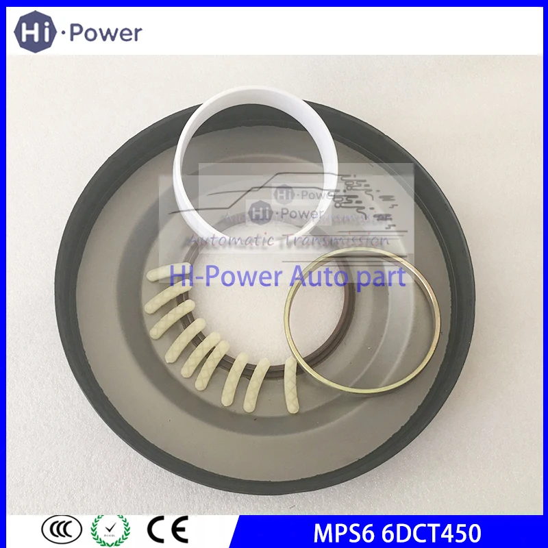 

MPS6 6DCT450 Transmission Clutch Cover Oil Seal Kit For Journey Evoque Galaxy Mondeo Gearbox Front Oil Cover
