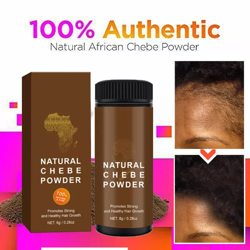 

NEW IN Natural Chebe Powder - Colorant Free Natural African Chebe Powder Improved Hair Growth and Strength - Long Moisturized Ha