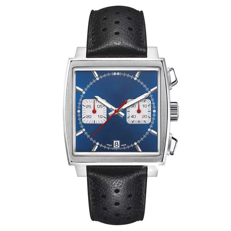 

New Men's Watch Tob Brand Luxury Japan VK Quartz Chronograph Wristwatches Waterproof functional Male Clock Relogio
