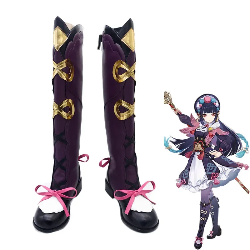 Игра Genshin Impact Yunjin обувь для косплея ботинки женщин и девочек костюм Yun Jin на