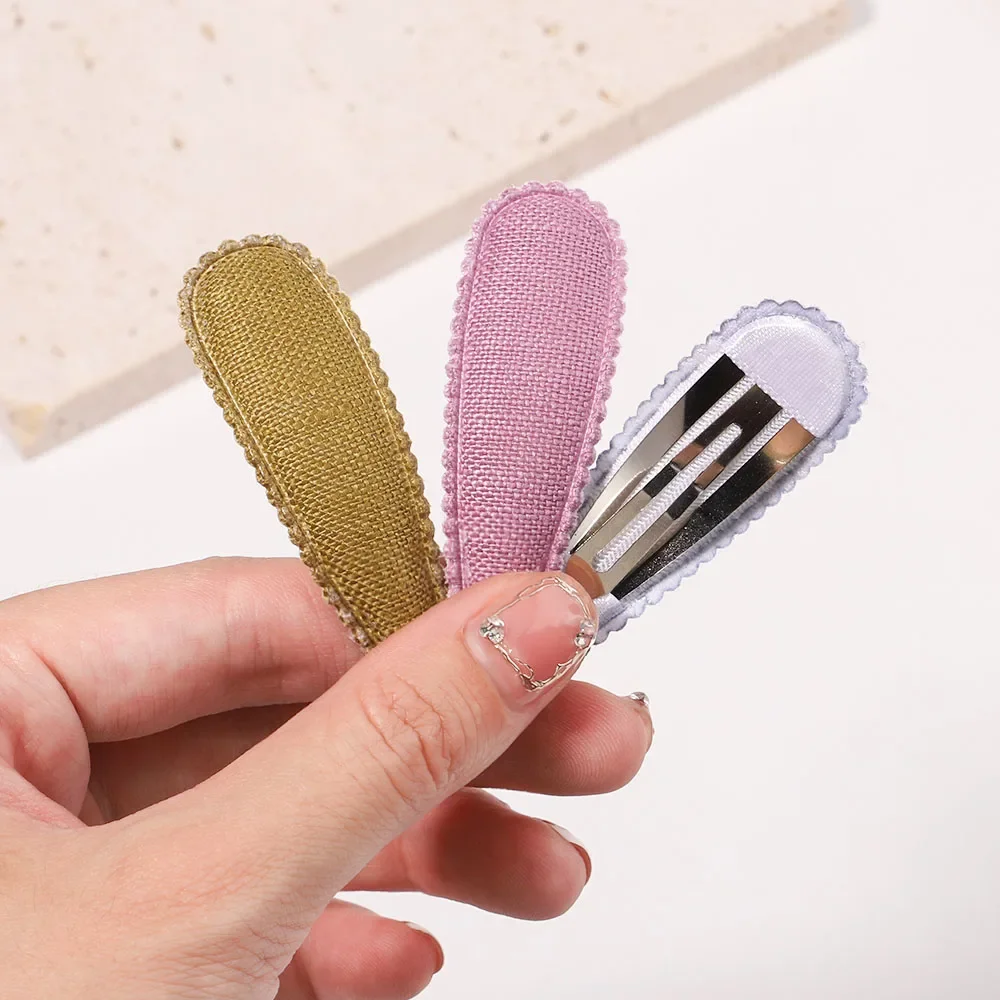 10 шт./набор Женские однотонные заколки для волос