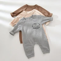 newborns baby clothes spring autumn waffle babys rompers cotton baby pajamas long sleeves infant jumpsuits clothing 0 12m