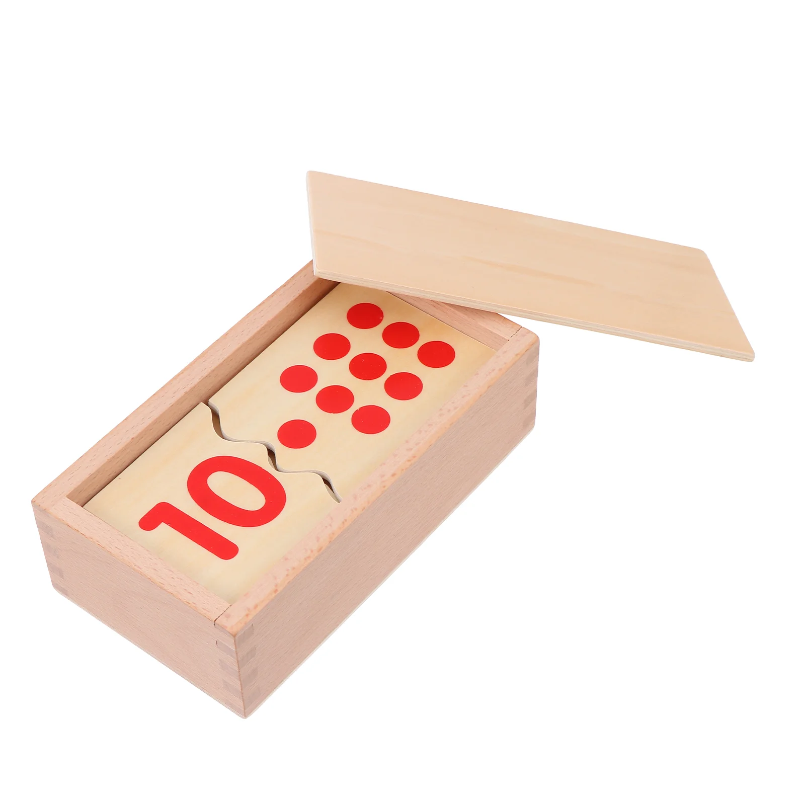 

1 Set of Wooden Number Toys, Number Recognition Toys for Home Palying Kids School