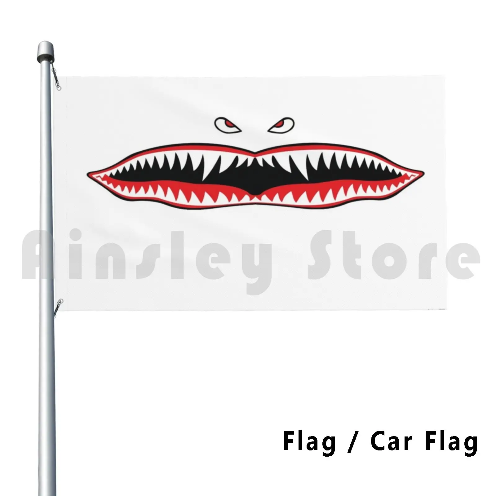 

Flying Tigers Shark Mouth-For Cats Lovers Outdoor Decor Flag Car Flag Cat Cats Animal Nose Mouth Quarantine England