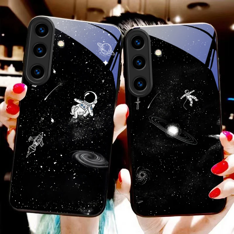 Фото Чехол для телефона Deep Universe Riding из стекла для Samsung S26, S25, S8, S9, S10, S20 Ultra, S21 Pro, S22 Plus, S23 FE, S24 Ultra, S25 Edge, S25 Ultra №2