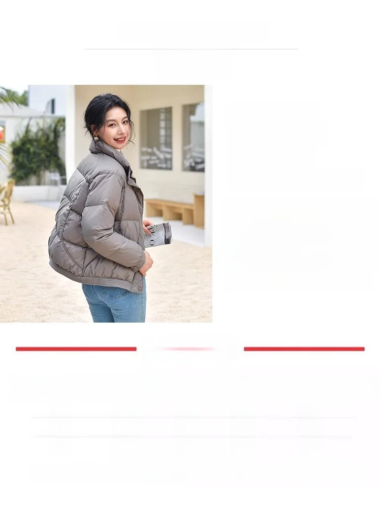 Yalu 2024 новый пуховик женский зимний в стиле вестерн модный короткий