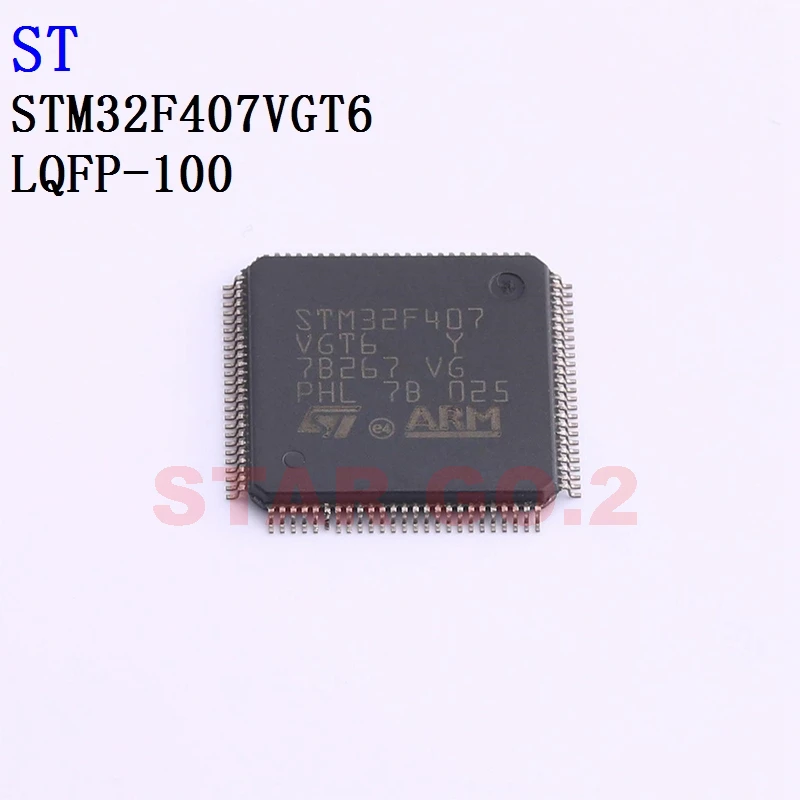 

2PCSx STM32F407VGT6 LQFP-100 ST Microcontroller