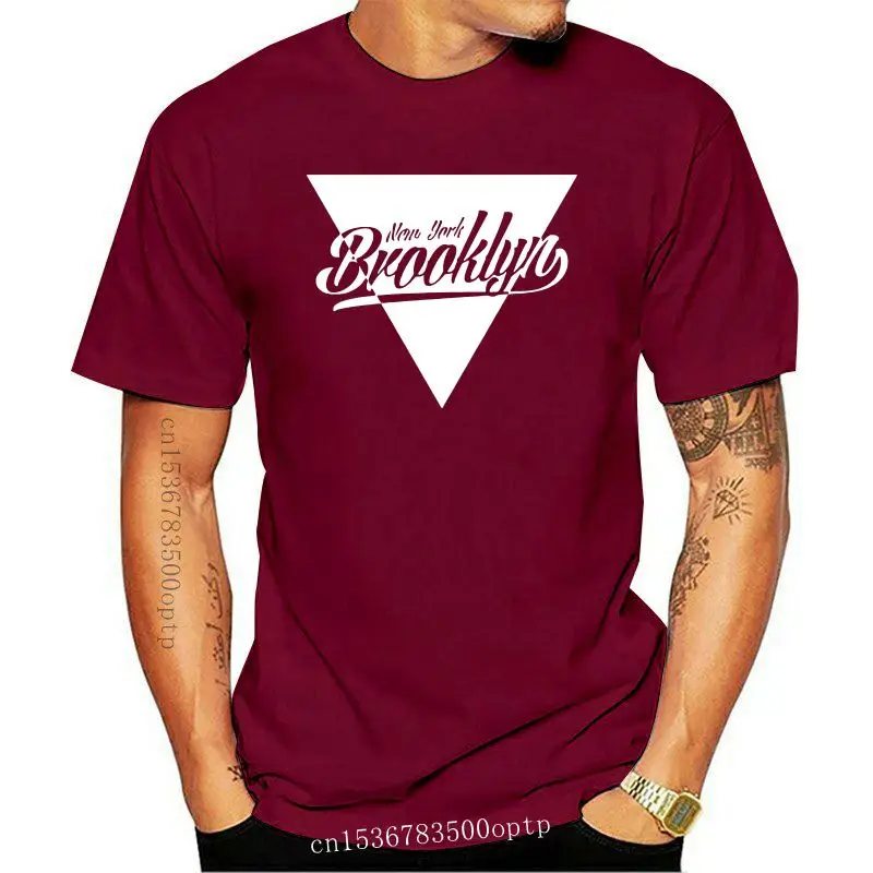 

Camiseta с принтом BROOKLYN y YORK para hombre, ropa de Street HIPSTER, TUMBLR, negra, 2021