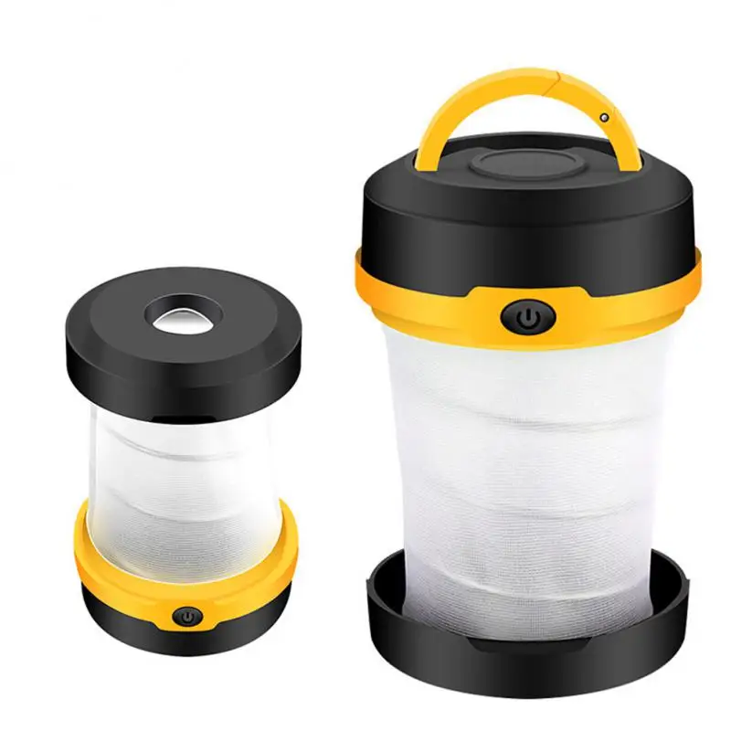 

Выдвижная светодиодная прикроватная лампа двойного назначения, компактная складная Мини-лампа для кемпинга