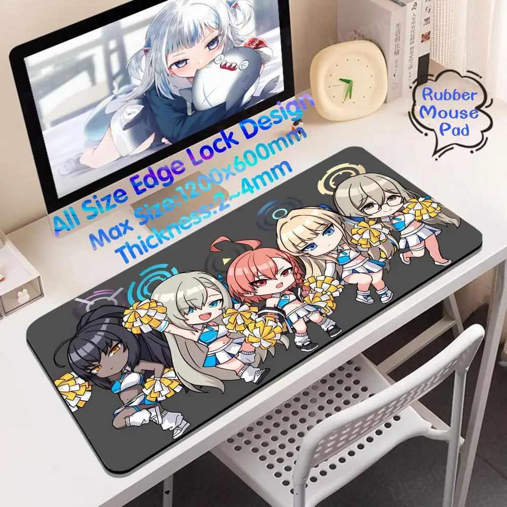 Ichinose Asuna коврик для мыши резиновый киберспорта 4 мм аксессуары ПК геймера супер