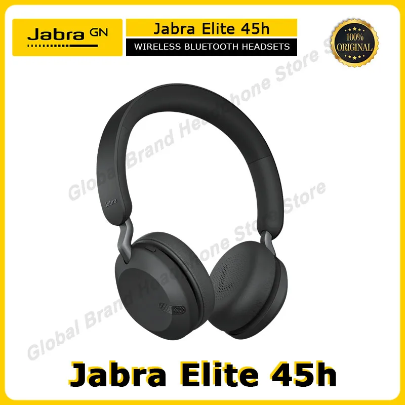 

Беспроводные Bluetooth-наушники 100% jaбюра Elite, 45 ч, накладные, с микрофоном, поддержка ANC