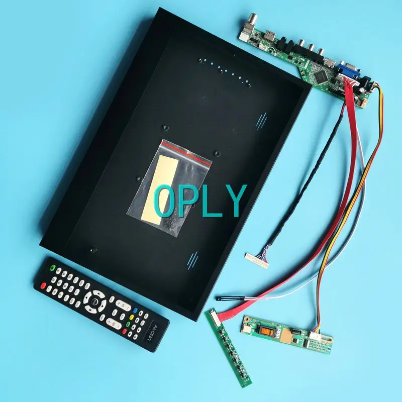 

For TX39D30VC1GAA LTD154EX0V TV Analog Driver Board+Metal Case 1280*800 VGA HDMI-Compatible USB 1CCFL DIY Kit 15.4" LVDS 30 Pin