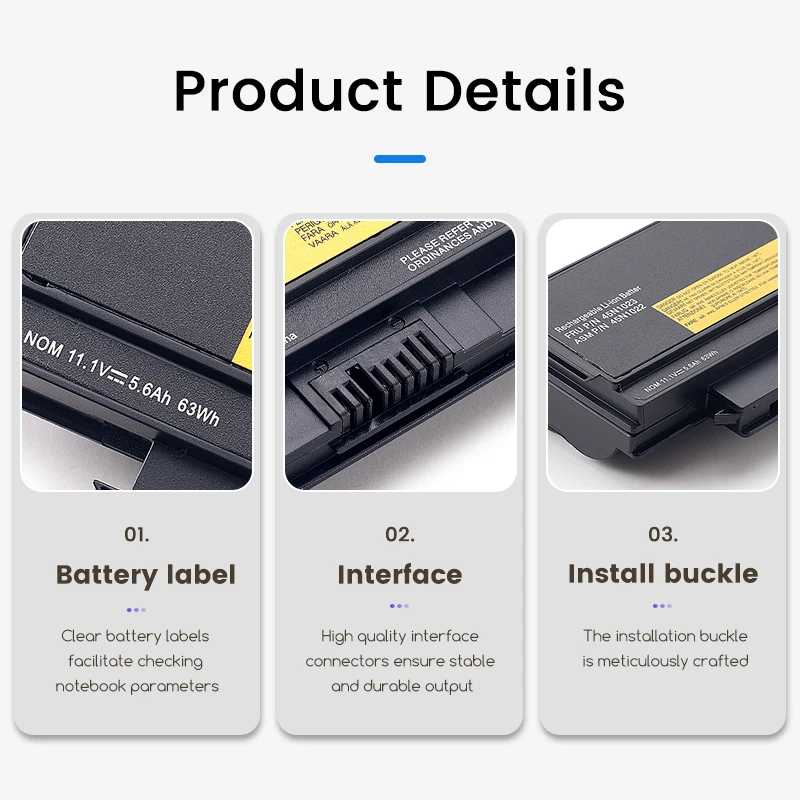 Аккумулятор для ноутбука Lenovo Thinkpad 45N1022 44 Plus X230 45N1025 42T4861 4864 4868 4872 4940 42T4867 4873 4901