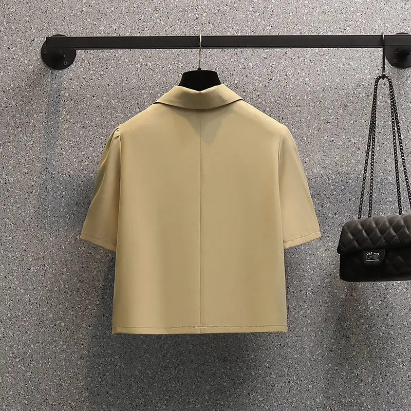 Women's Summer Dress Suit 2022 New Fashion Blazer Jacket Printed Midi Skirt Two Piece Female Korean Elegant Professional Wear