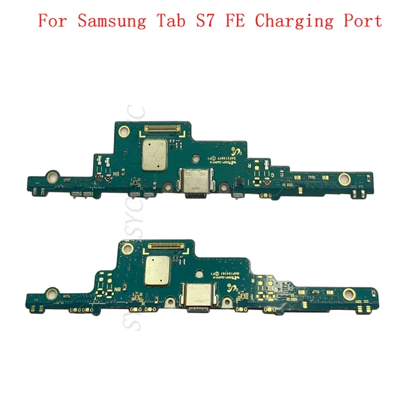 USB-коннектор для зарядки плата с гибким кабелем Samsung Tab S7 FE T730 T733 T736B коннектор