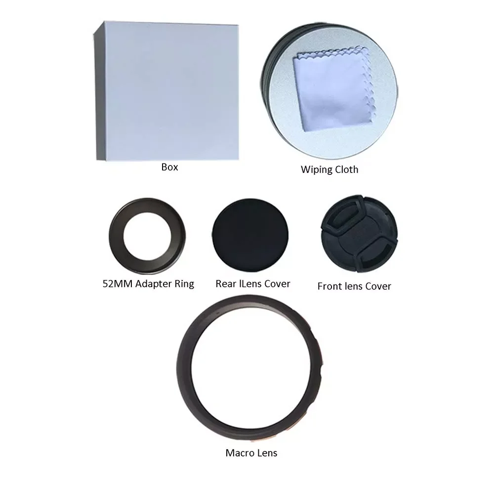 

Новый практичный макрообъектив для камеры 52 мм кольцевой адаптер для съемки внешний объектив для камеры SLR Аксессуары для камеры