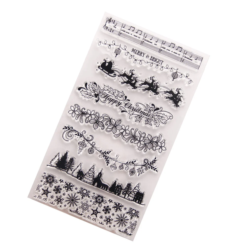

1pc Clear Stamp Scrapbooking Cling Stamp for Diary Scrapbooks Craft DIY Decoration Making
