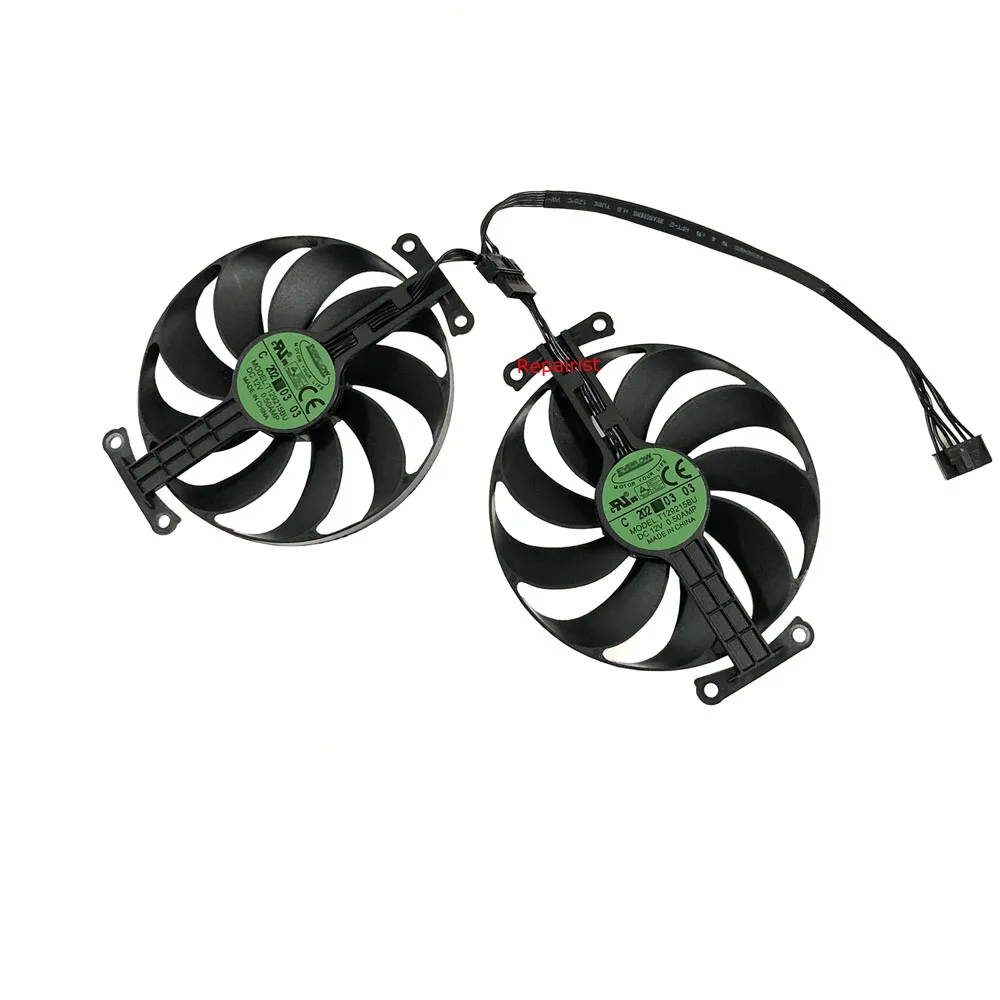 2 шт./комплект вентилятор графической карты T129215BU для ASUS CMP 40HX 8G CMP30HX-6G охлаждение