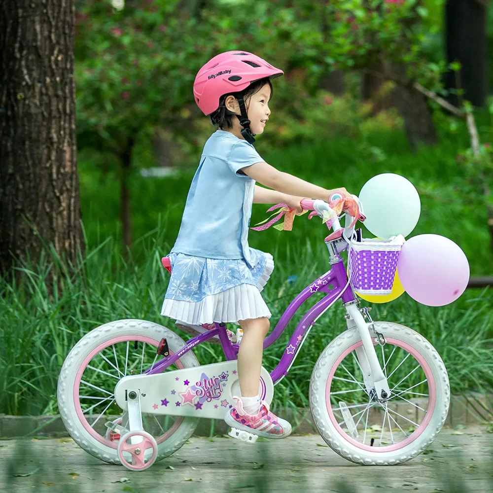 Stargirl 14 In Bicycle Basket Training Wheels Pink Child's Cycle