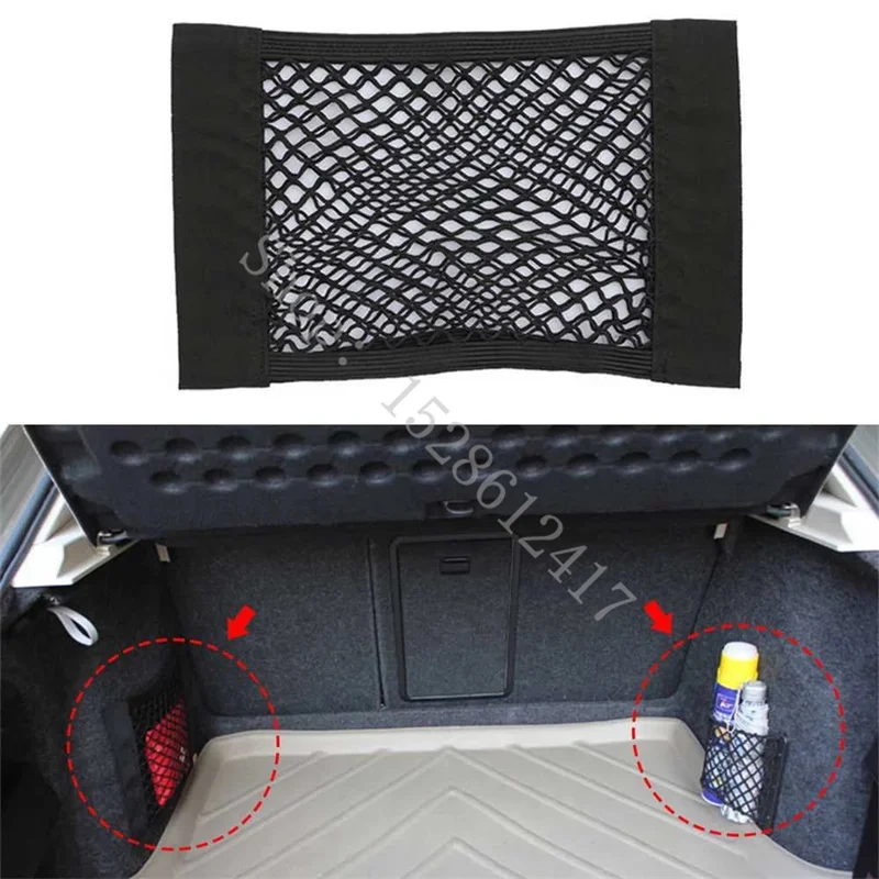 

For Volkswagen VW Touran Caddy 2004-2015 Car Boot Trunk Seat Back Elastic Storage Net Accessories
