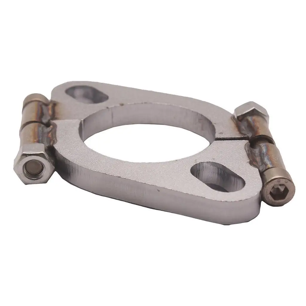 

2 5 inch Mild Steel Exhaust Split Flange Flat Oval Replacement for Car Auto