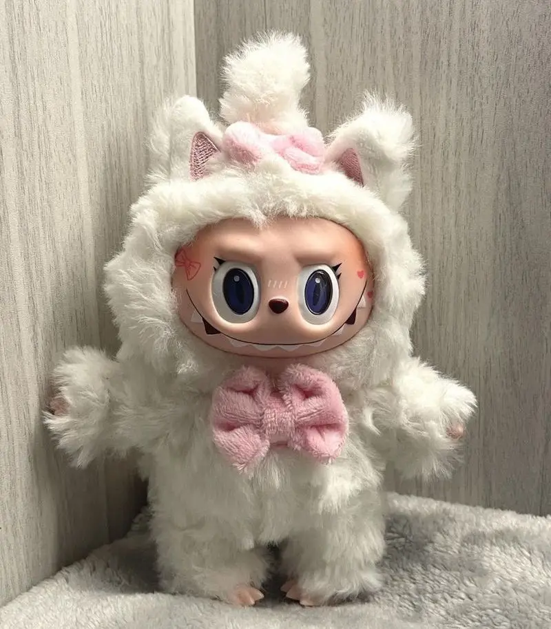 В наличии Labubu плюшевые игрушки SKULLPANDA Mokoko Zimomo Хэллоуин брелок кукла