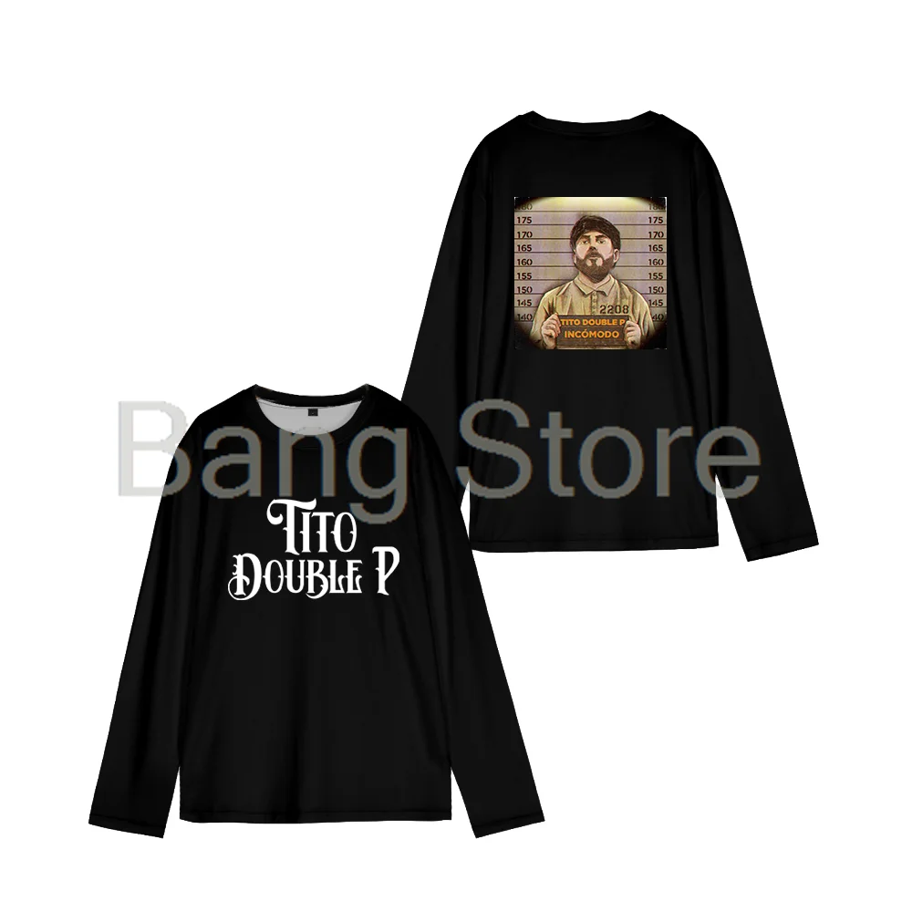 Футболка с длинным рукавом Tito Double P Incomodo для женщин и мужчин модная футболка