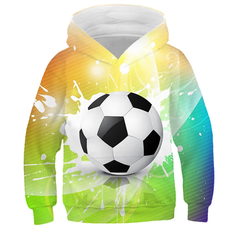 

Sport Flame Football 3D Visual Print Sweatshirt Fashion Long Sleeve Pullover Outwear
