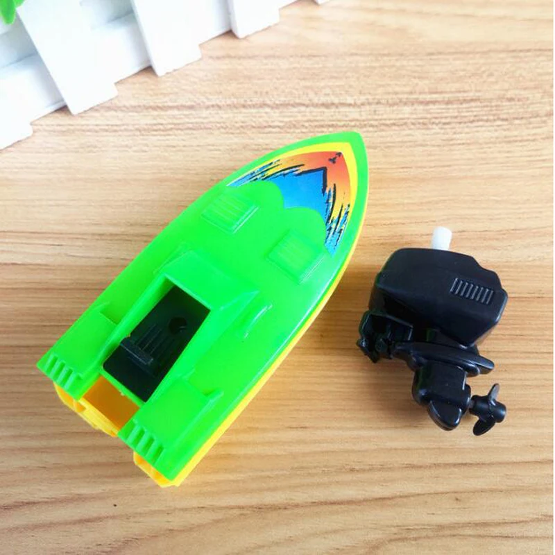 

1 шт. пластиковая заводная цепь скоростная лодка Мотолодка механические заводные игрушки водные виды спорта летние детские новые игры Клас...